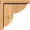 Ekena Millwork Crestline Smooth Corbel w/Backplate, Western Red Cedar, 7 1/2"W x 10"D x 10"H COR08X10X10CRE01SWR - alternate 2